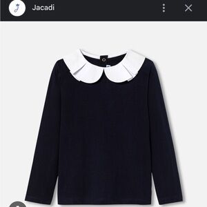 Jacadi Navy Blue Long-Sleeved T-Shirt for baby